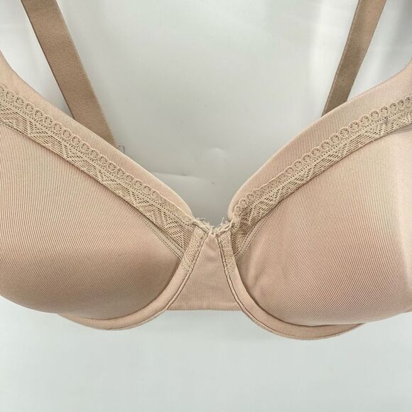 Playtex Womens Maternity Breastfeeding Bra Adjustable Lace Trim 40B/C Beige - Picture 9 of 9